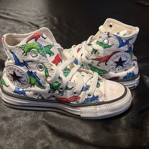 Dinosaur High-Top Converse All Star - sz 11